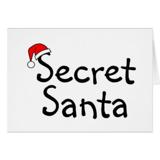 Clip Art Secret Santa Clipart secret santa greeting cards zazzle 2 card