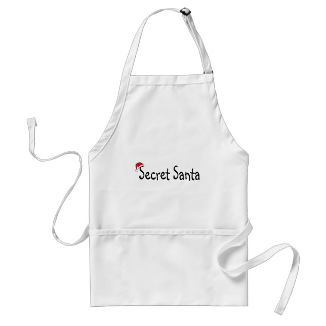 Secret Santa Adult Apron (Front)
