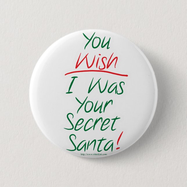 Secret Santa Button (Front)