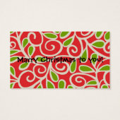 Secret Santa Card (Back)