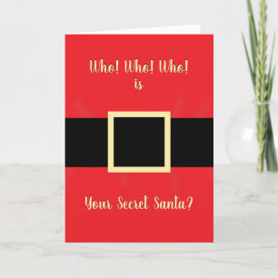 Secret Santa Christmas Card