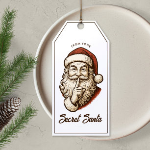 Secret Santa Christmas  Gift Tags
