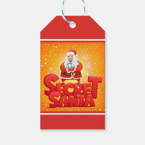 Secret Santa Christmas Gifts   Holidays Gift Tags