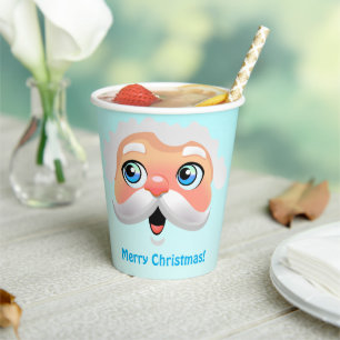 Secret Santa Christmas Party Paper Cups
