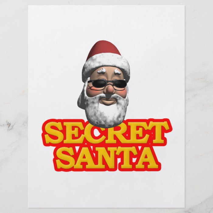 Secret Santa Full Color Flyer