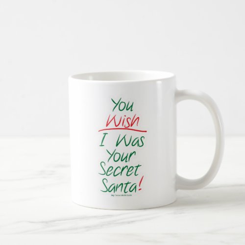 Secret Santa Funny Holiday Christmas Design Coffee Mug