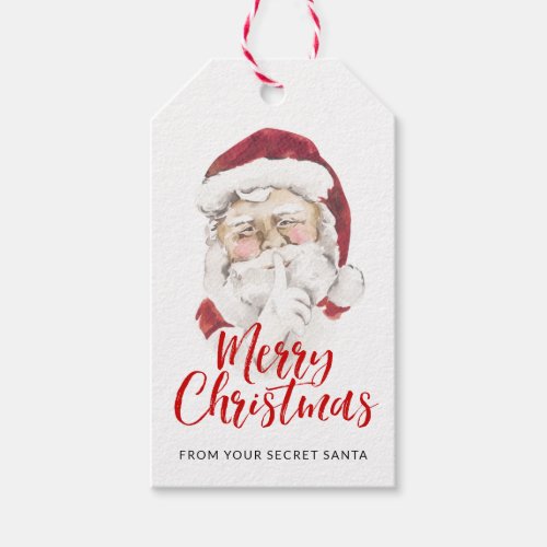 Secret Santa Gift Exchange Christmas Gift Tags