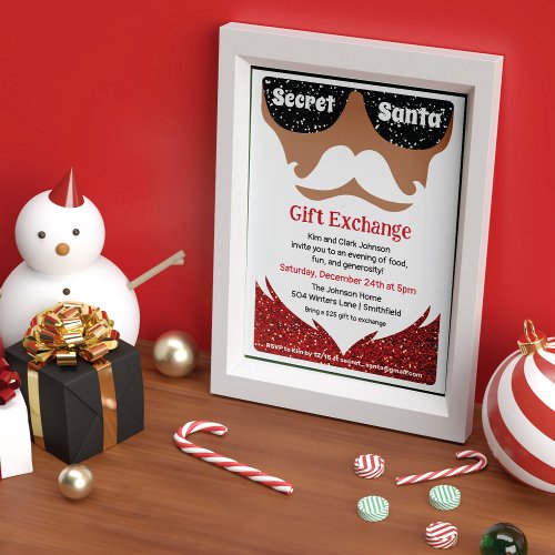 Secret Santa Gift Exchange Invitation