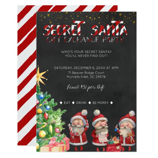 Office Gift Exchange Invitation Wording 5