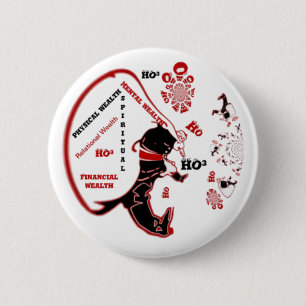 Secret Santa Gift – Prosperity & Wealth Button