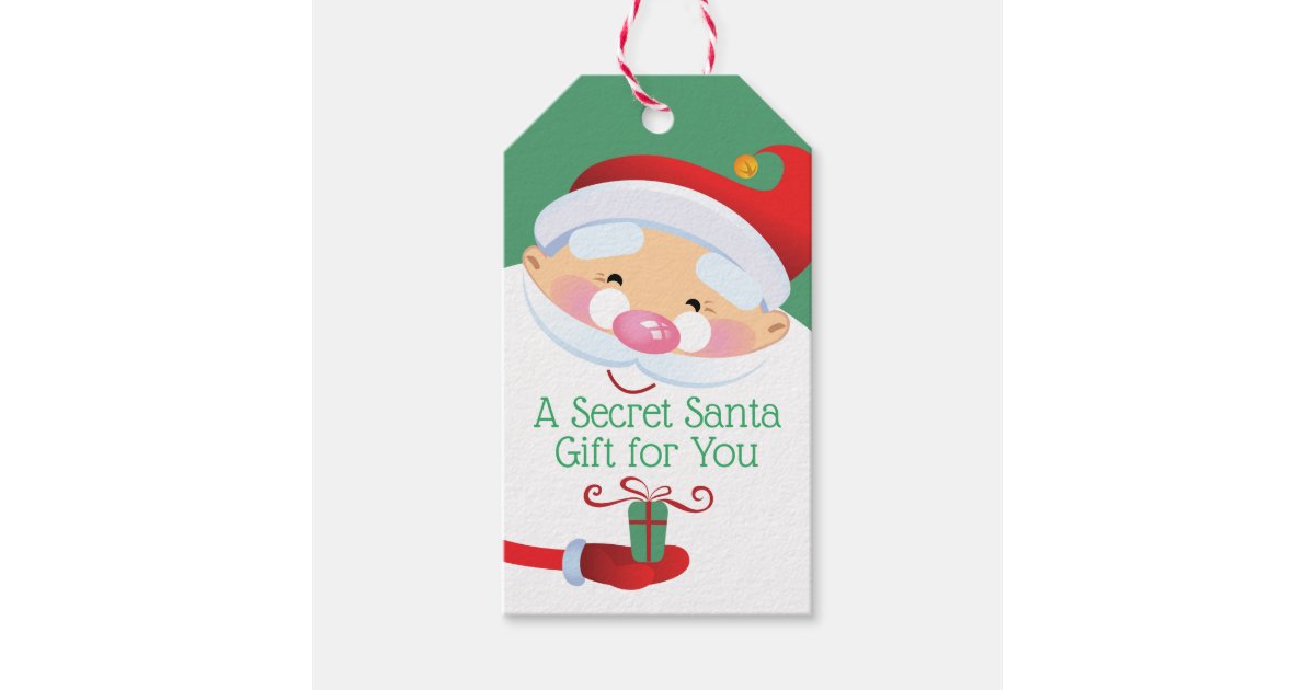Secret Santa Gift Tag | Zazzle