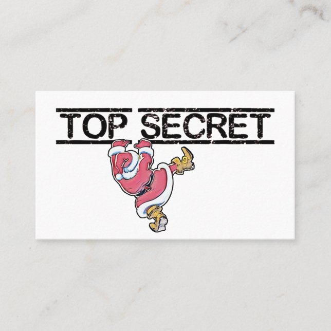 Secret Santa gifts collection link Business Card (Front)
