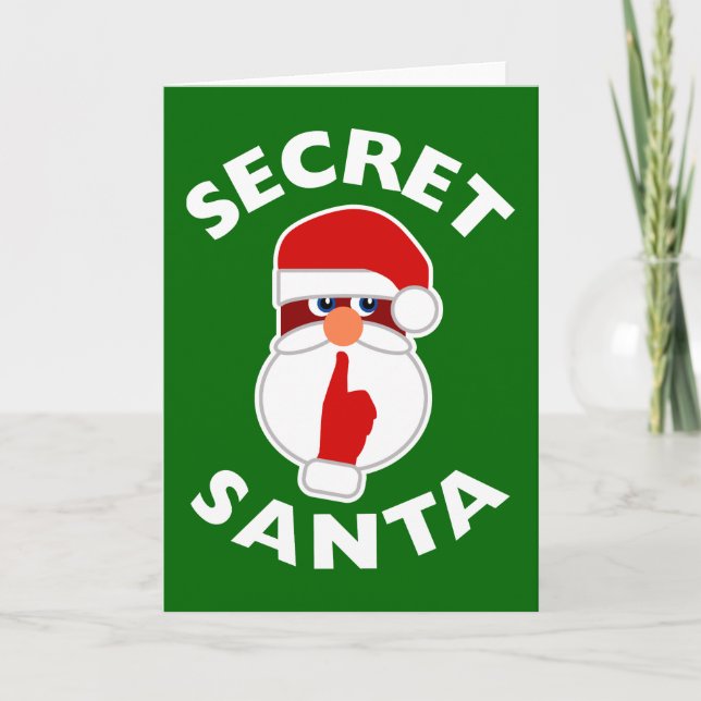 Secret Santa Holiday Card (Front)