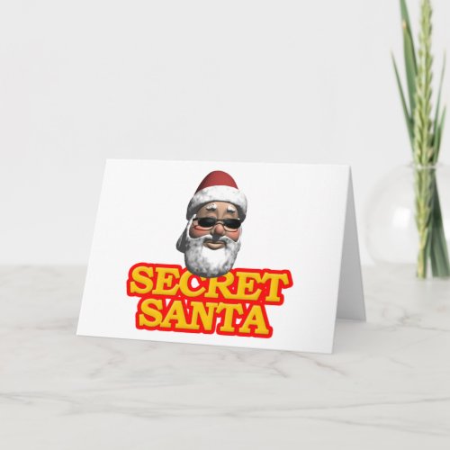 Secret Santa Holiday Card