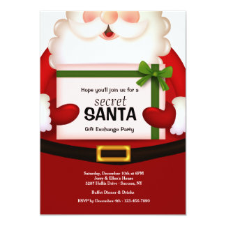 secret santa invitations secret santa invites secret santa invitation template