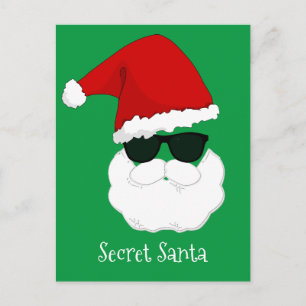 Secret Santa Holiday Postcard