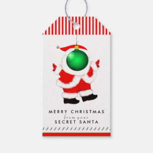 secret santa gift tags gift enclosures zazzle