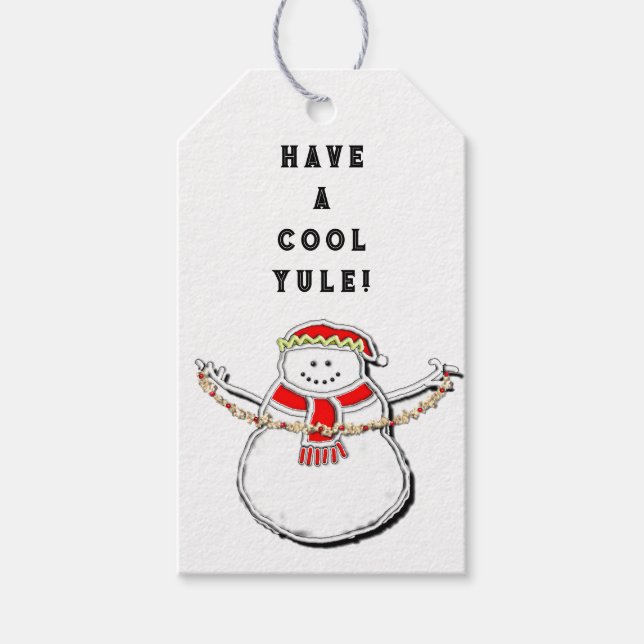 Secret Santa Ideas Gift Tags (Front)