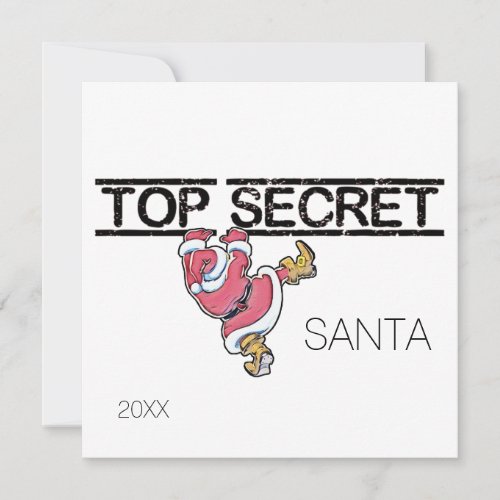 Secret Santa information employee invitation