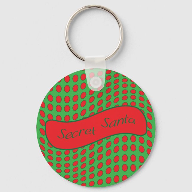 Secret Santa Keychain (Front)