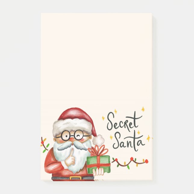 Secret Santa  Post-it Notes (Front)