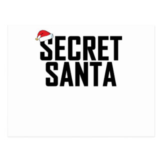 Secret Santa Postcards & Postcard Template Designs | Zazzle