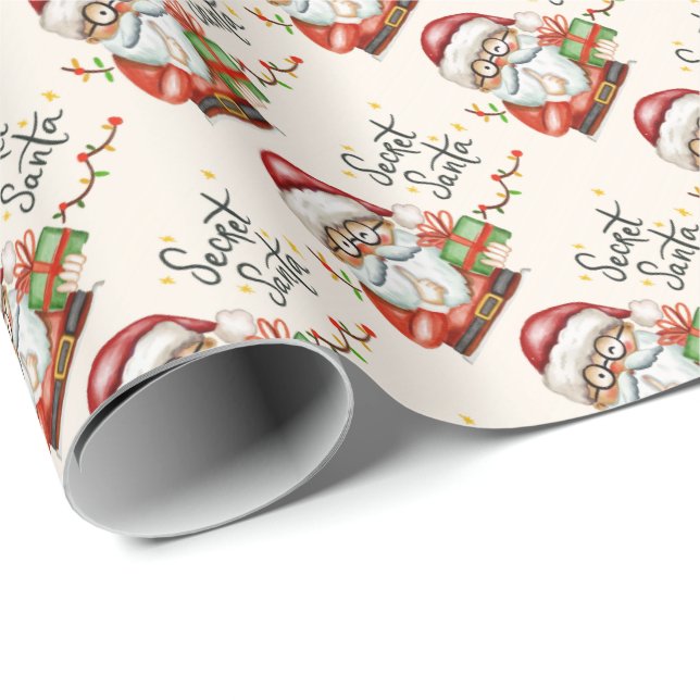 Secret Santa Wrapping Paper (Roll Corner)