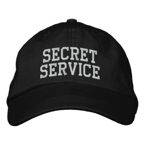 SECRET SERVICE EMBROIDERED BASEBALL CAP