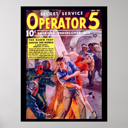 Secret Service Operator 5 _ Nov_Dec 1938a_Pulp Art Poster