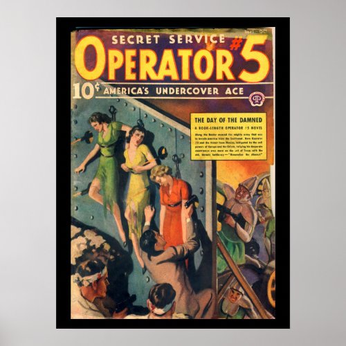 Secret Service Operator 5 _ Sep_Oct 1938a_Pulp Art Poster