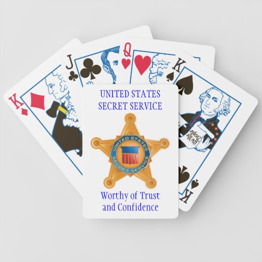 secret service playing cards