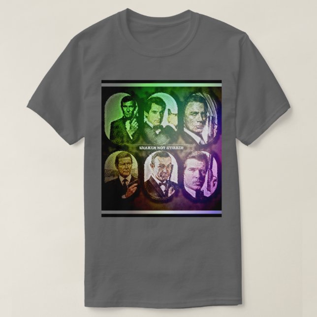 Secret Service Slave Shaken Serial Saints T-Shirt (Design Front)