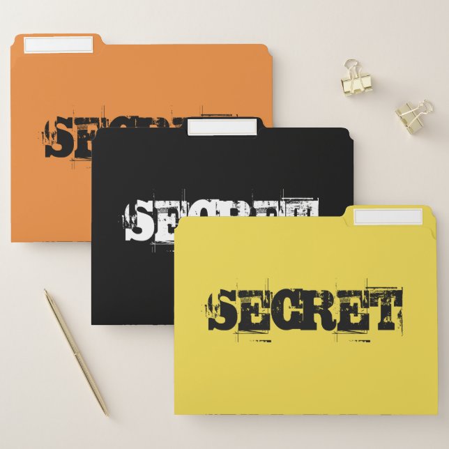 Secret Set of File Folders (Set)