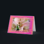 Secret Sister birthday card<br><div class="desc">A cheery bright card with graphic enhancement to send to that secret sister to keep her wondering who you are.  Check for matching postagae stamps coming soon.</div>