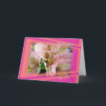 Secret Sister birthday card<br><div class="desc">A cheery bright card with graphic enhancement to send to that secret sister to keep her wondering who you are.  Check for matching postagae stamps coming soon.</div>