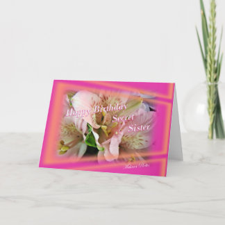 Secret Sister birthday card
