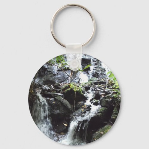 Secret Smoky Mountain Waterfall Keychain