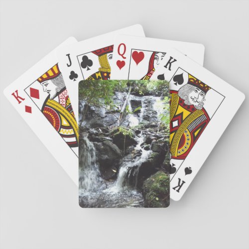 Secret Smoky Mountain Waterfall Playing Cards
