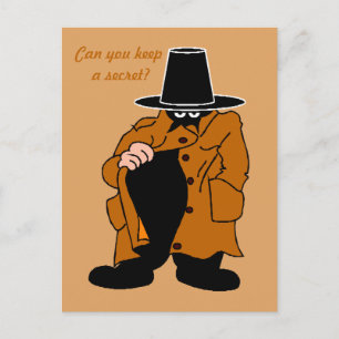 secret SPY birthday surprise party invitation Postcard