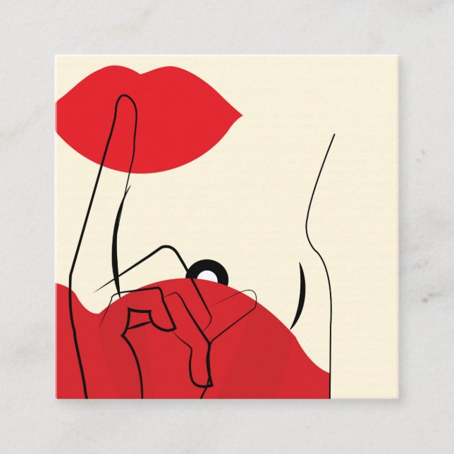 secret square business card (Front)