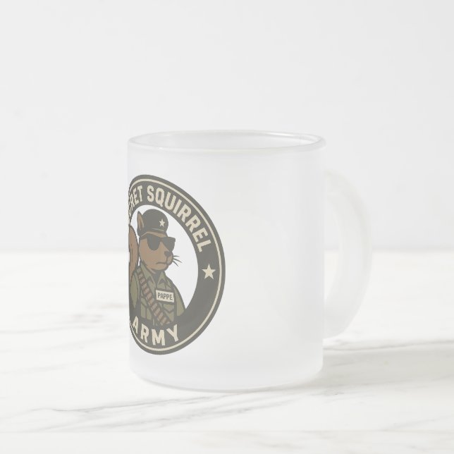 Secret Squirrel Army Mug (Front Right)