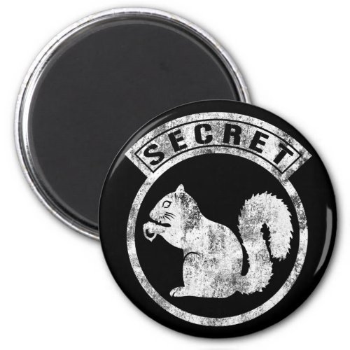 Secret Squirrel _ Distressed _ Type 1 Magnet