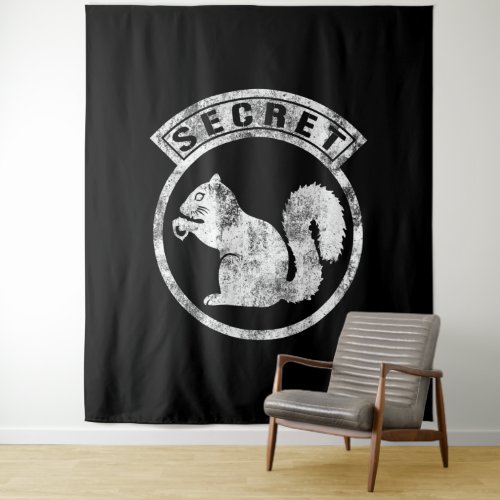 Secret Squirrel _ Distressed _ Type 1 Tapestry