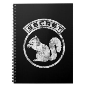 Secret Squirrel - Distressed - Type 2 Notebook