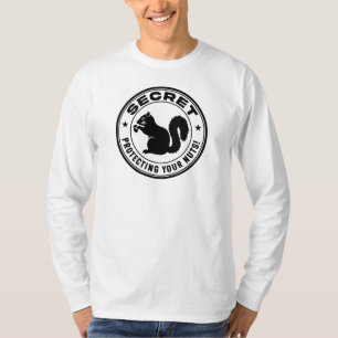 Secret Squirrel Patch "Protecting Your Nuts" Long T-Shirt