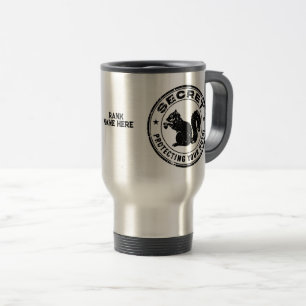 Secret Squirrel "Protecting Your Nuts" Custom Travel Mug