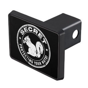 Secret Squirrel "Protecting Your Nuts" Distressed Hitch Cover