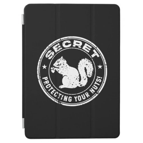 Secret Squirrel Protecting Your Nuts Distressed iPad Air Cover