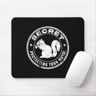 Secret Squirrel "Protecting Your Nuts" Distressed Mouse Pad