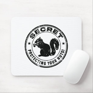 Secret Squirrel "Protecting Your Nuts" Distressed Mouse Pad